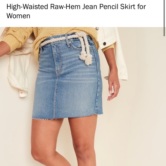 Old Navy Dresses & Skirts - Old navy new with tag denim skirt